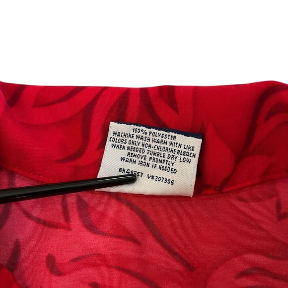 Sideout Mens Red Hawaiian Button Down Shirt Sideout Surf Hawaii Island Shirts 97 - Picture 9 of 11